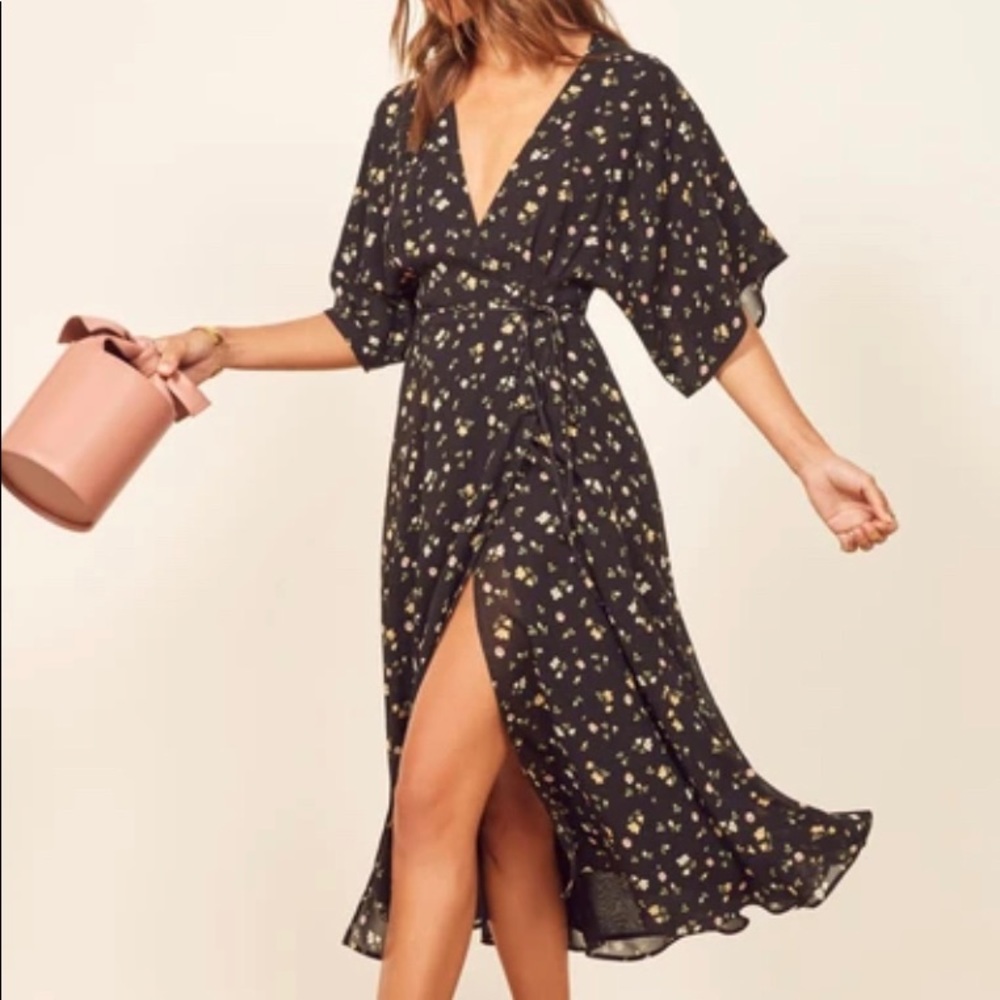 Reformation Karen Wrap Dress
